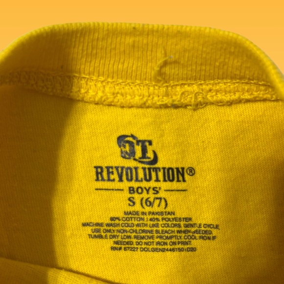 Boys Revolution size S 6-7 layered screen tee monster machine monster truck - Picture 3 of 3